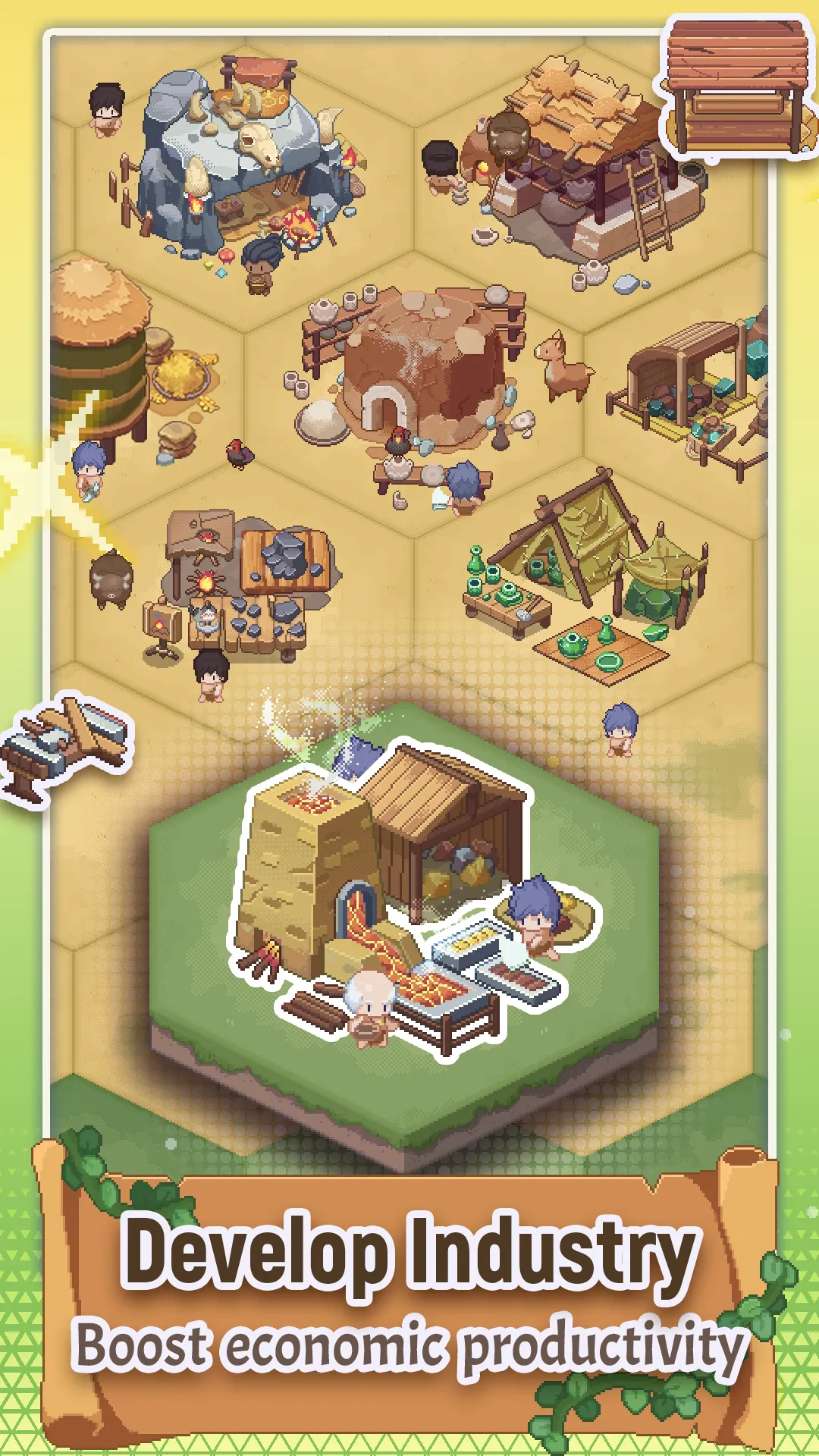 Pixel Civilization: Idle Game | Indus Appstore | Screenshot