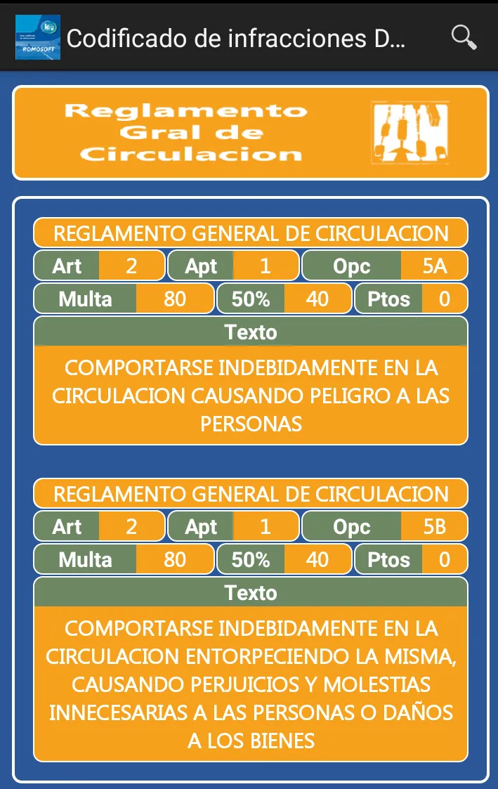 Codificado infracciones DGT | Indus Appstore | Screenshot