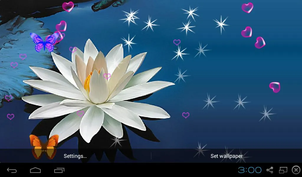 3D Lotus Live Wallpapers 2024 | Indus Appstore | Screenshot