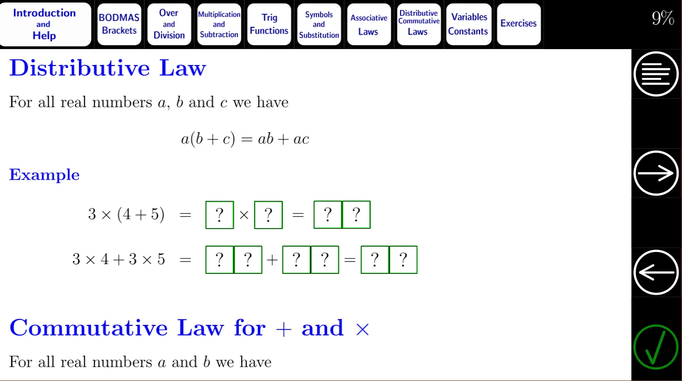 Algebra Tutorial 1: Basics | Indus Appstore | Screenshot