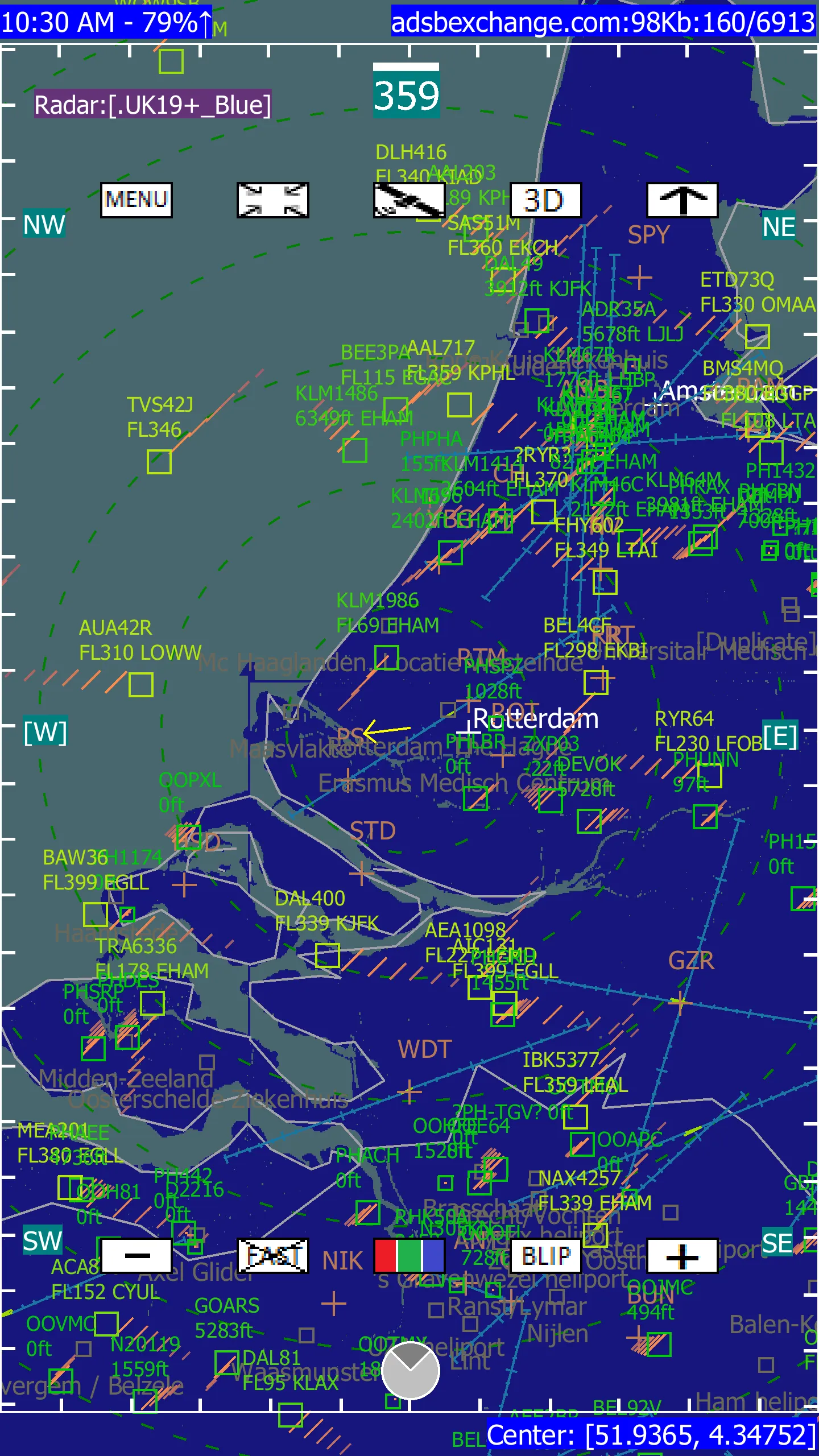 ADSB Flight Tracker Lite | Indus Appstore | Screenshot