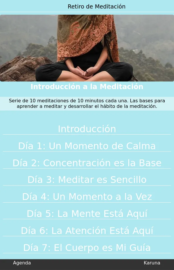 Retiro de Meditación | Indus Appstore | Screenshot