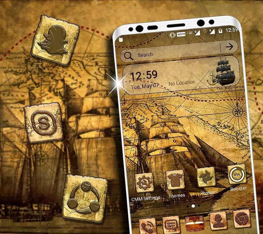 Treasure Hunt Launcher Theme | Indus Appstore | Screenshot