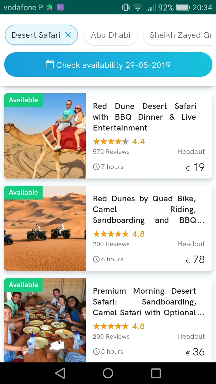 TourScanner - Compare Tours &  | Indus Appstore | Screenshot