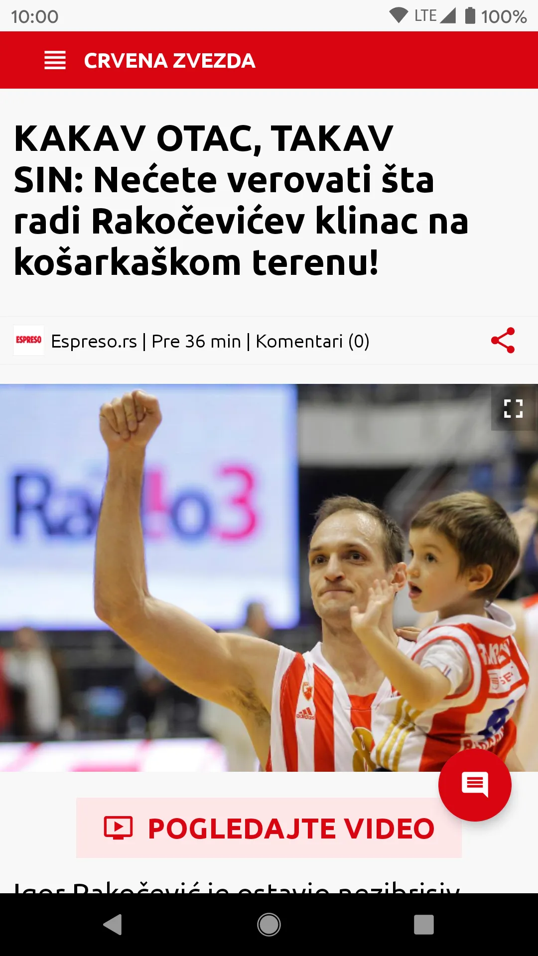 Crvena Zvezda Info - Sve vesti | Indus Appstore | Screenshot