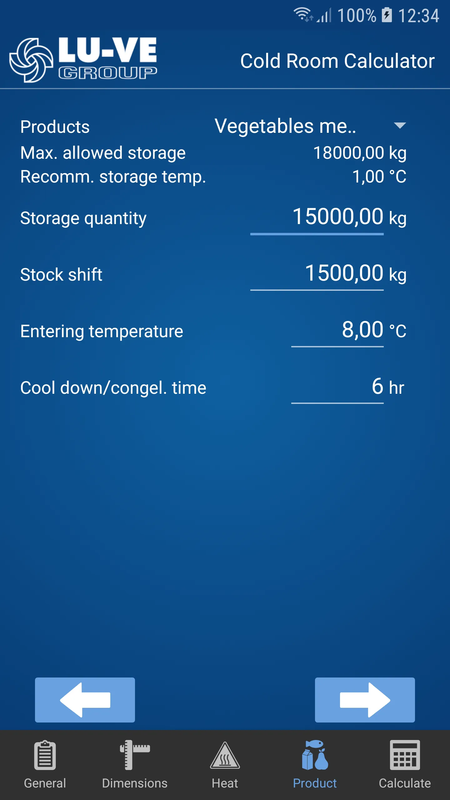 Cold Room Calculator | Indus Appstore | Screenshot