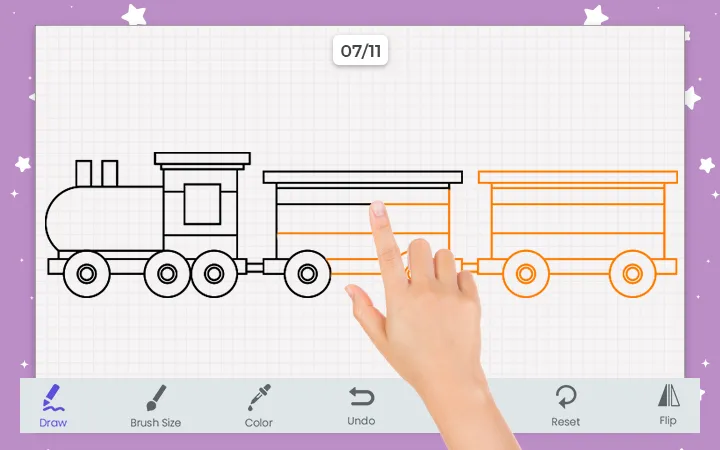 How to Draw Train | Indus Appstore | Screenshot