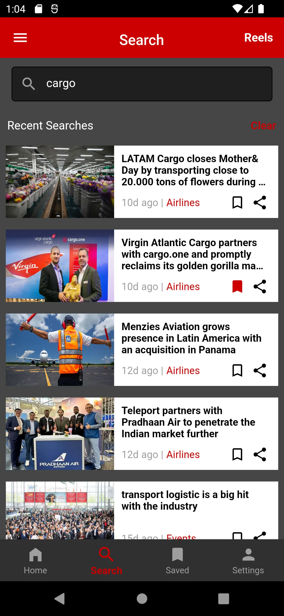 Cargo Newswire | Indus Appstore | Screenshot