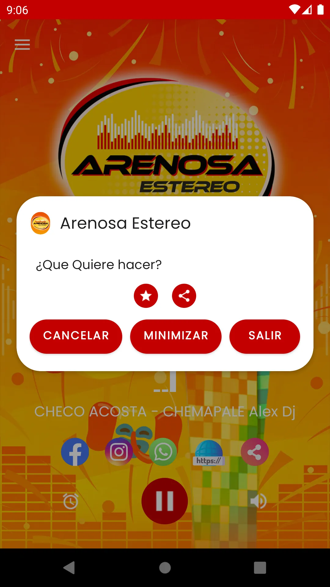 Arenosa Estereo | Indus Appstore | Screenshot