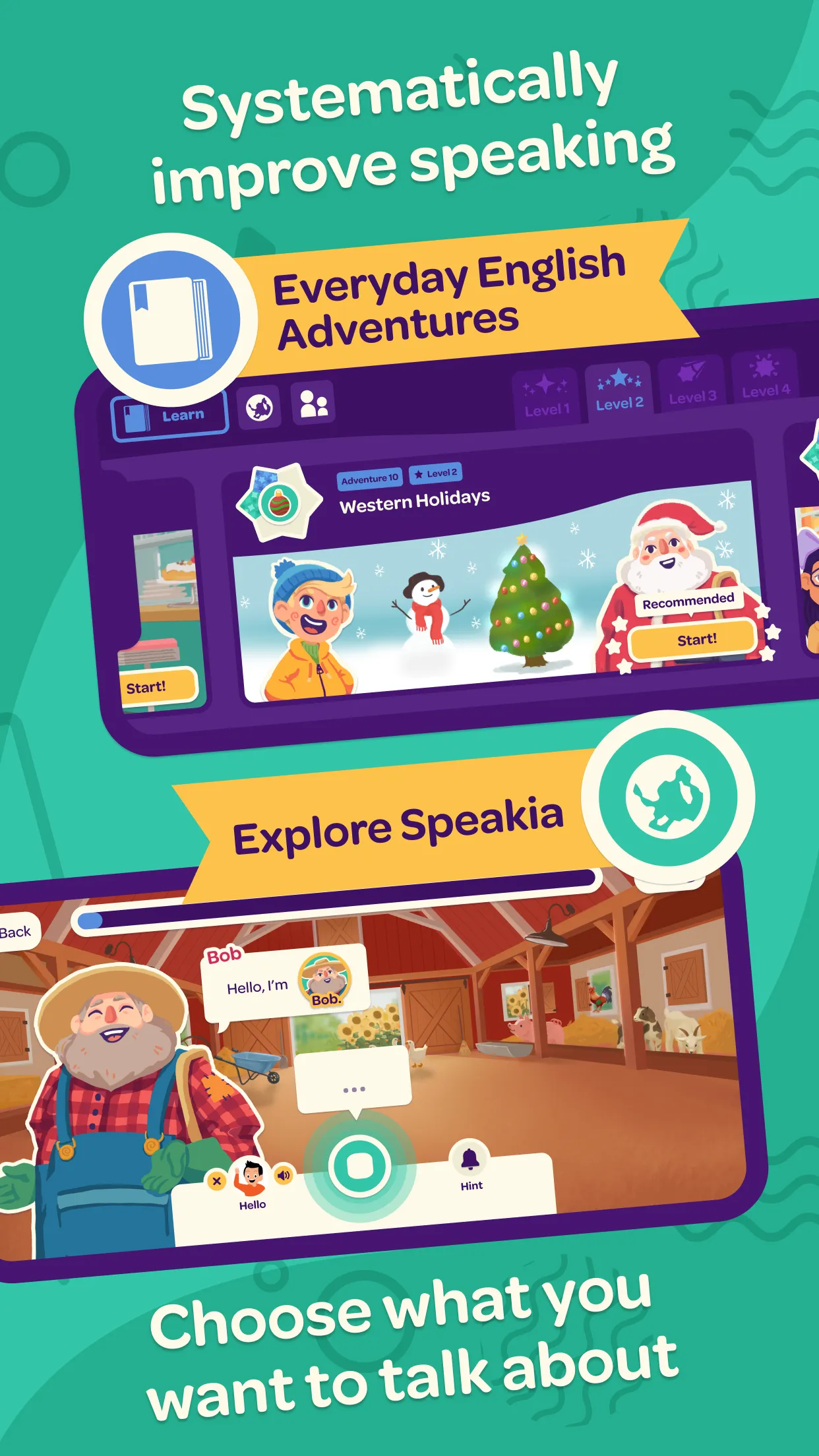 Speakia: Kids English Fun | Indus Appstore | Screenshot