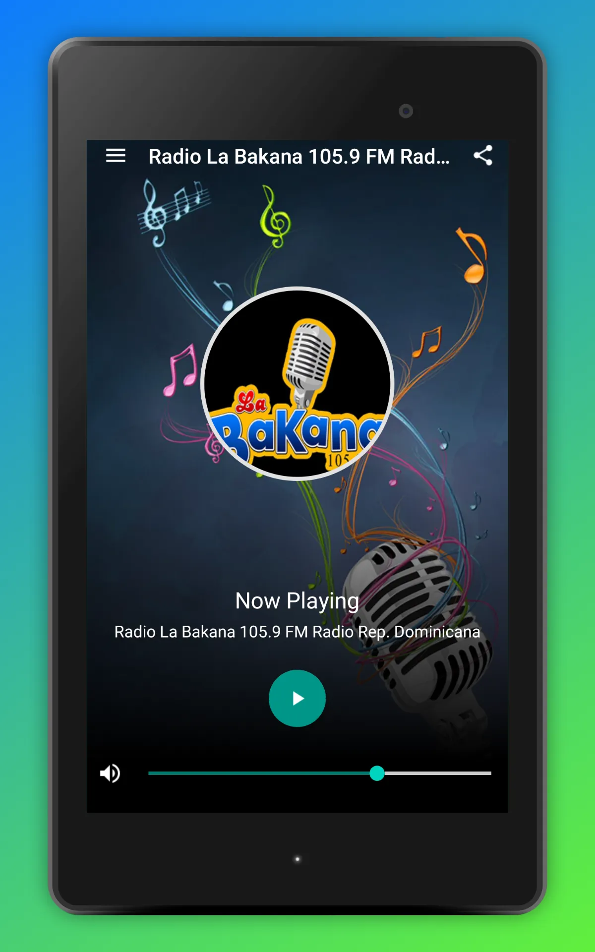 La Bakana 105.9 FM Radio App | Indus Appstore | Screenshot