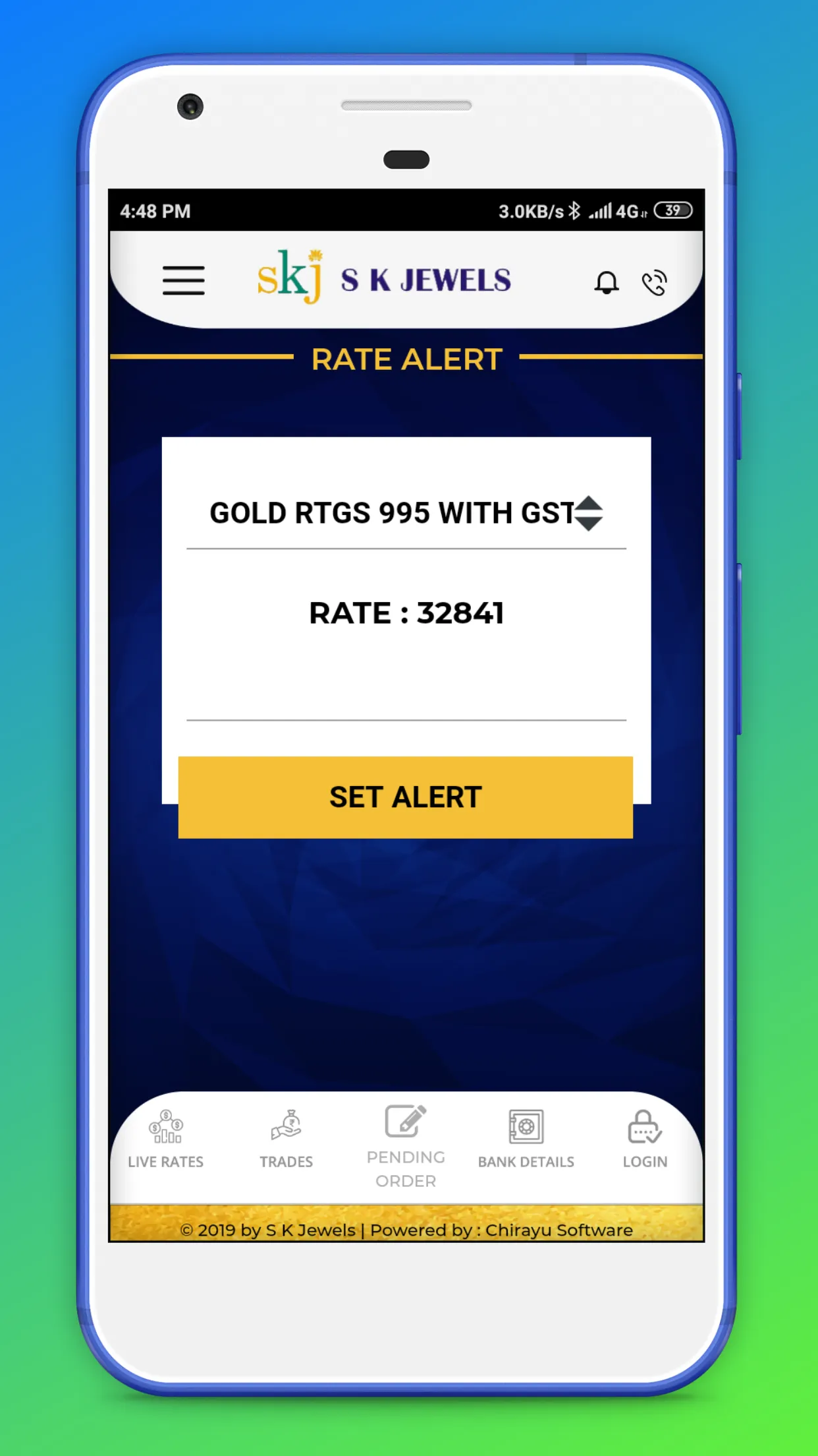 SK Jewels - Bullion Gold Live  | Indus Appstore | Screenshot