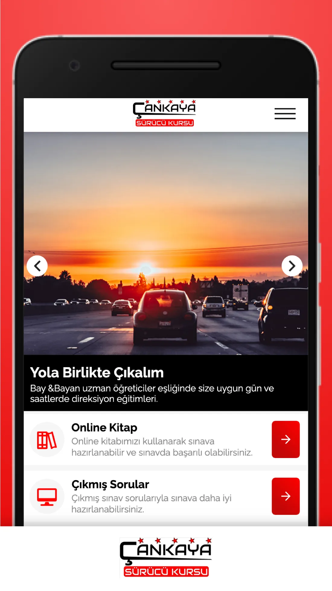 Çankaya Sürücü Kursu | Indus Appstore | Screenshot