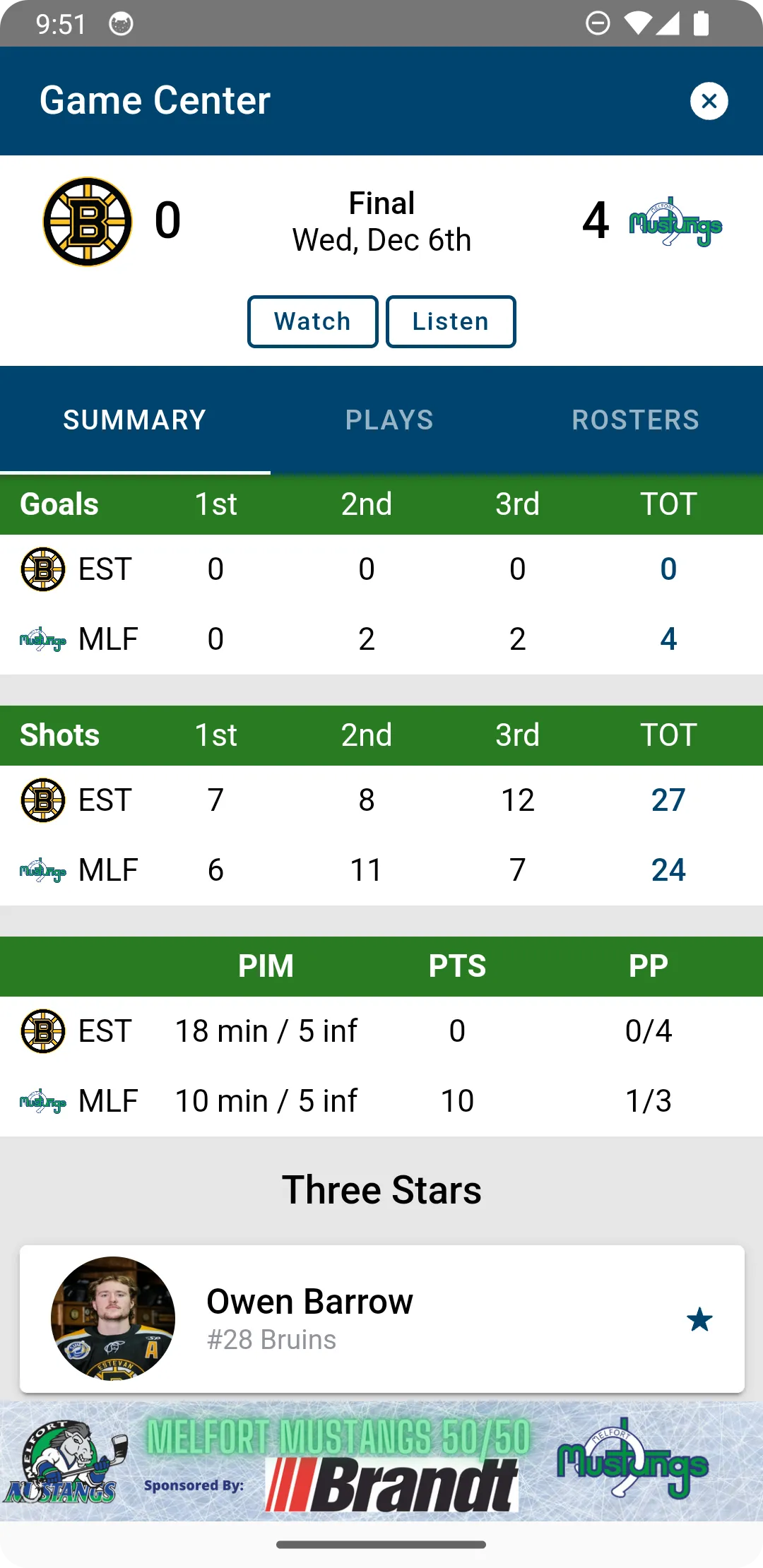 Melfort Mustangs | Indus Appstore | Screenshot