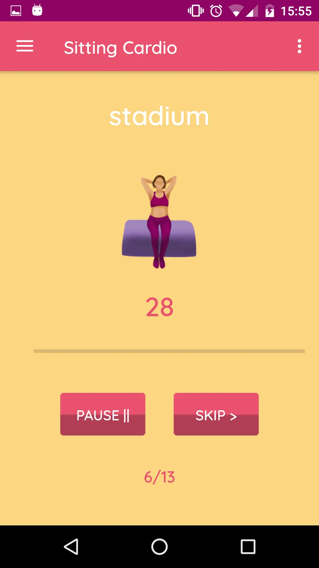 Sitting Cardio | Indus Appstore | Screenshot