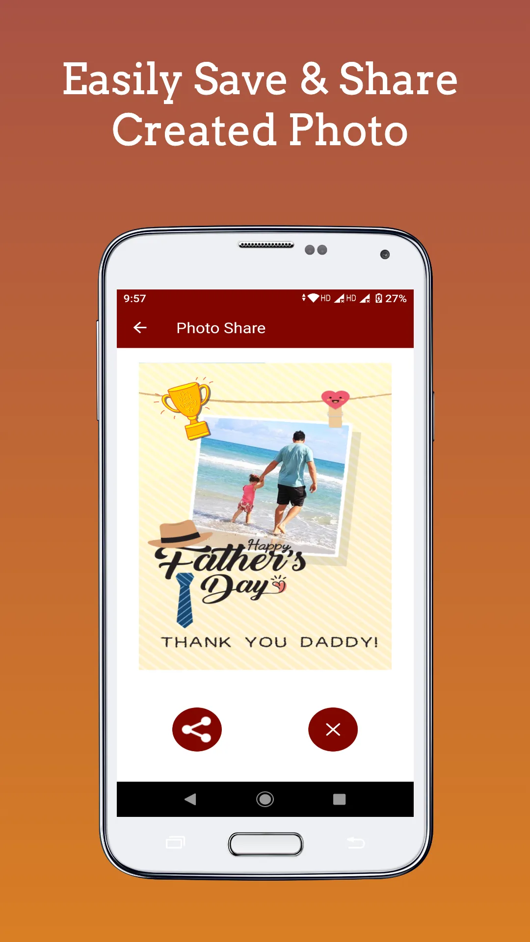 Fathers Day Photo Frames | Indus Appstore | Screenshot