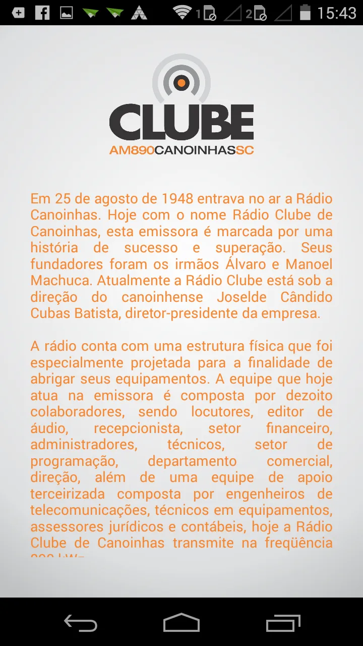 Clube Canoinhas | Indus Appstore | Screenshot