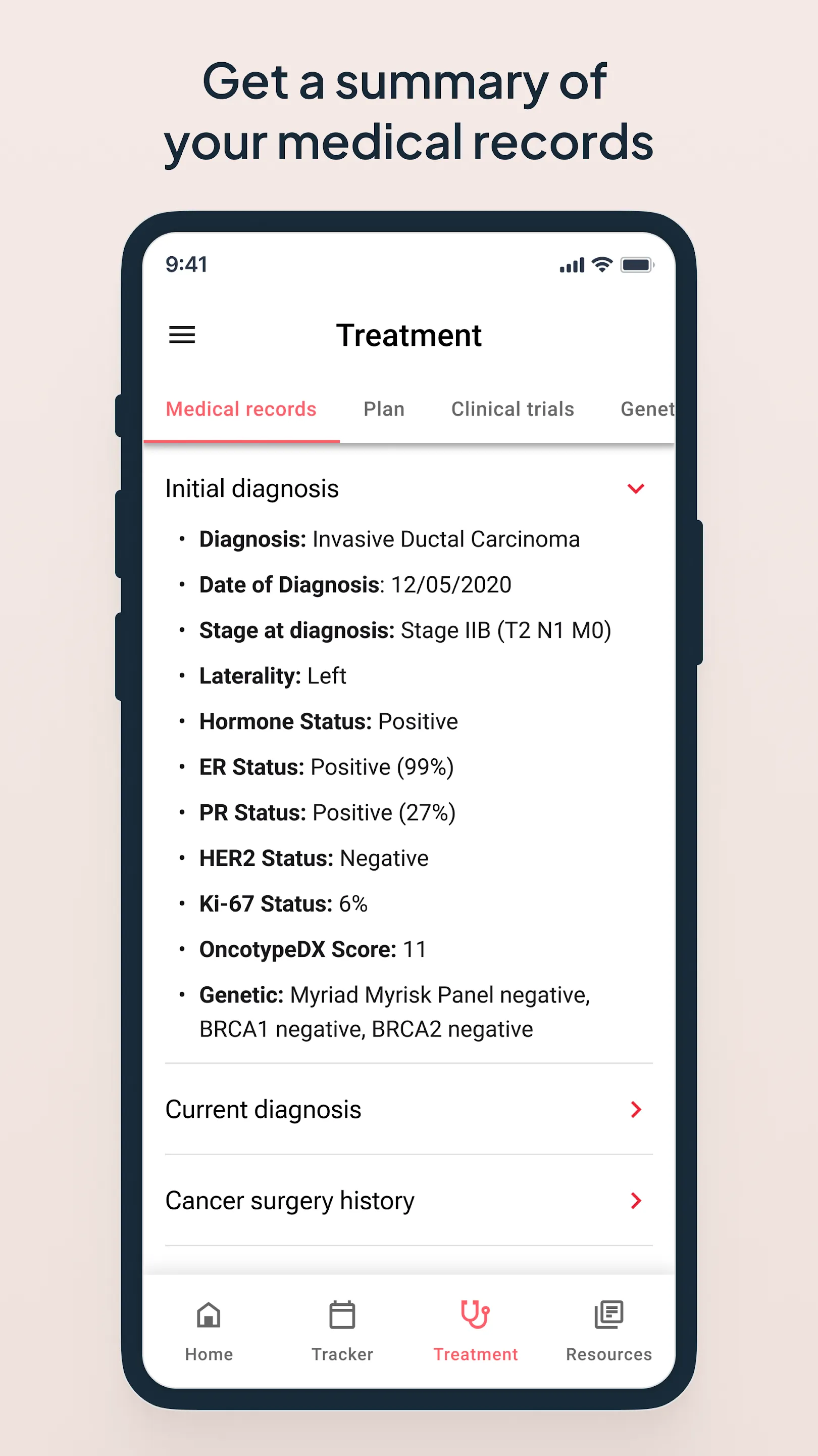 Outcomes4Me Cancer Care | Indus Appstore | Screenshot