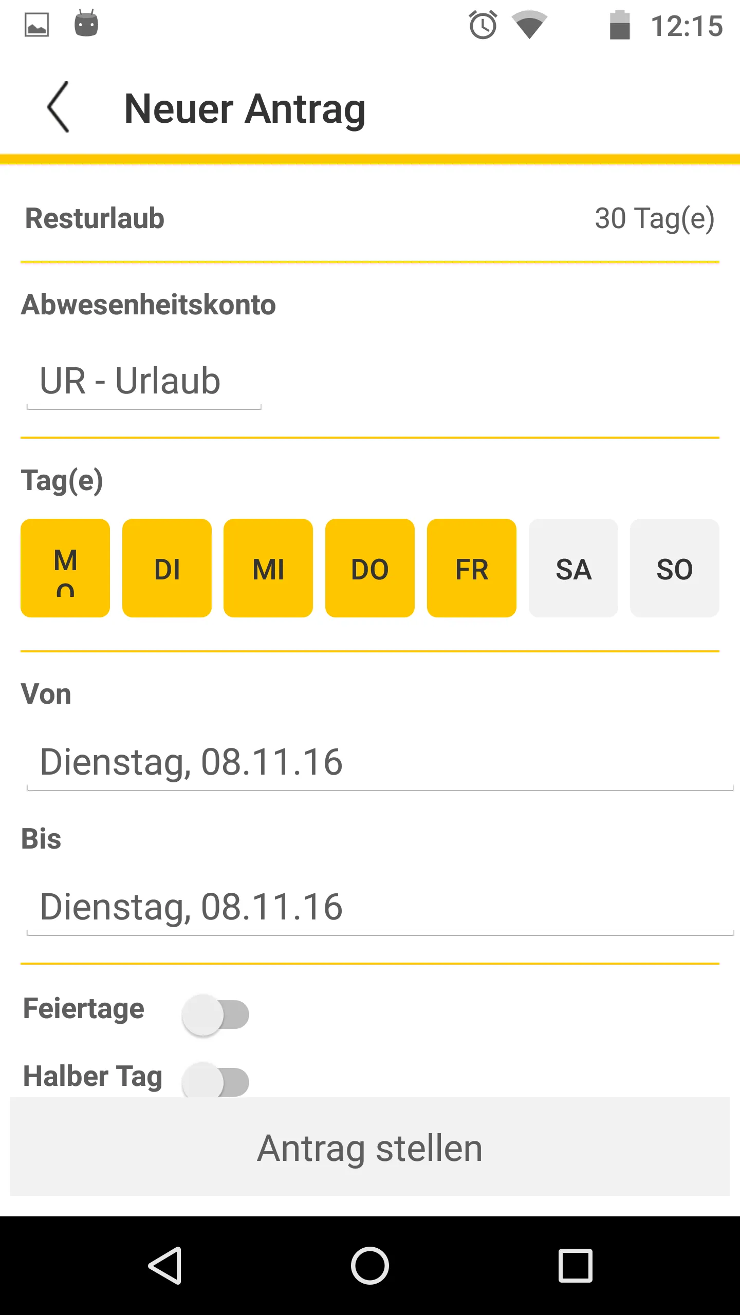 timeCard 6 | Indus Appstore | Screenshot