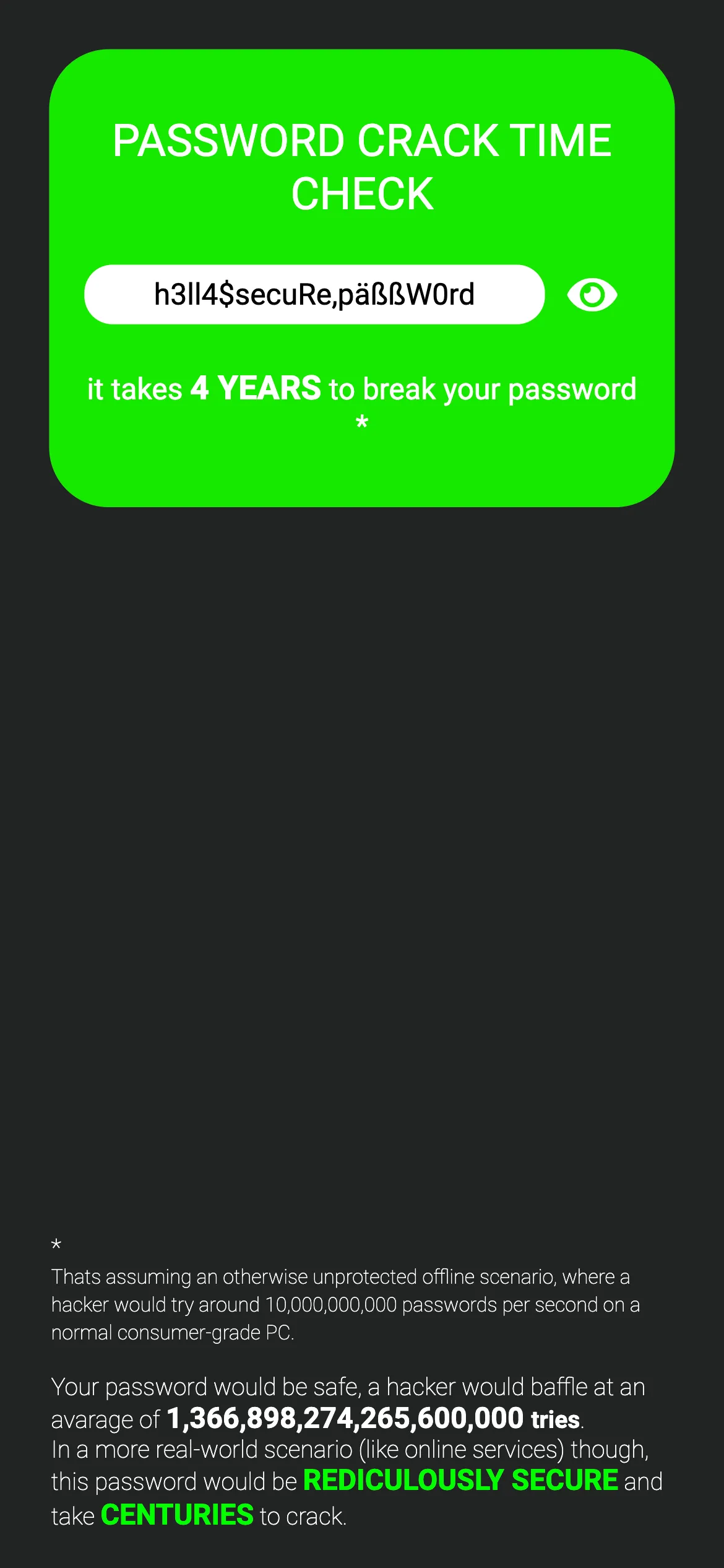 Password Strength Tester | Indus Appstore | Screenshot