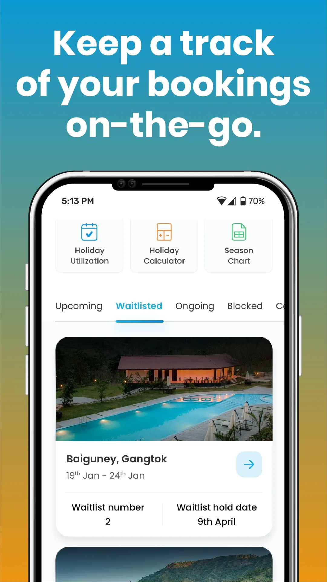 Club Mahindra | Indus Appstore | Screenshot