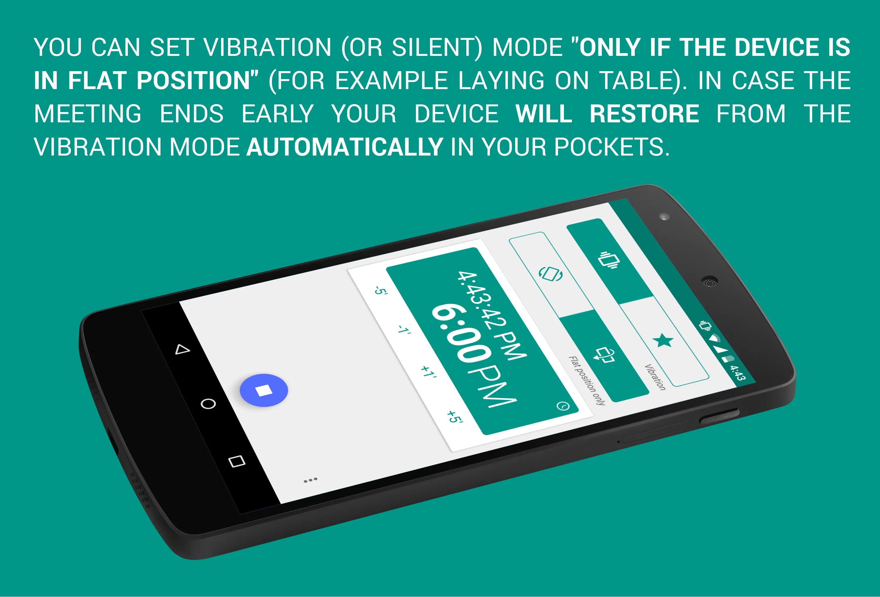 Simple Silent Timer | Indus Appstore | Screenshot