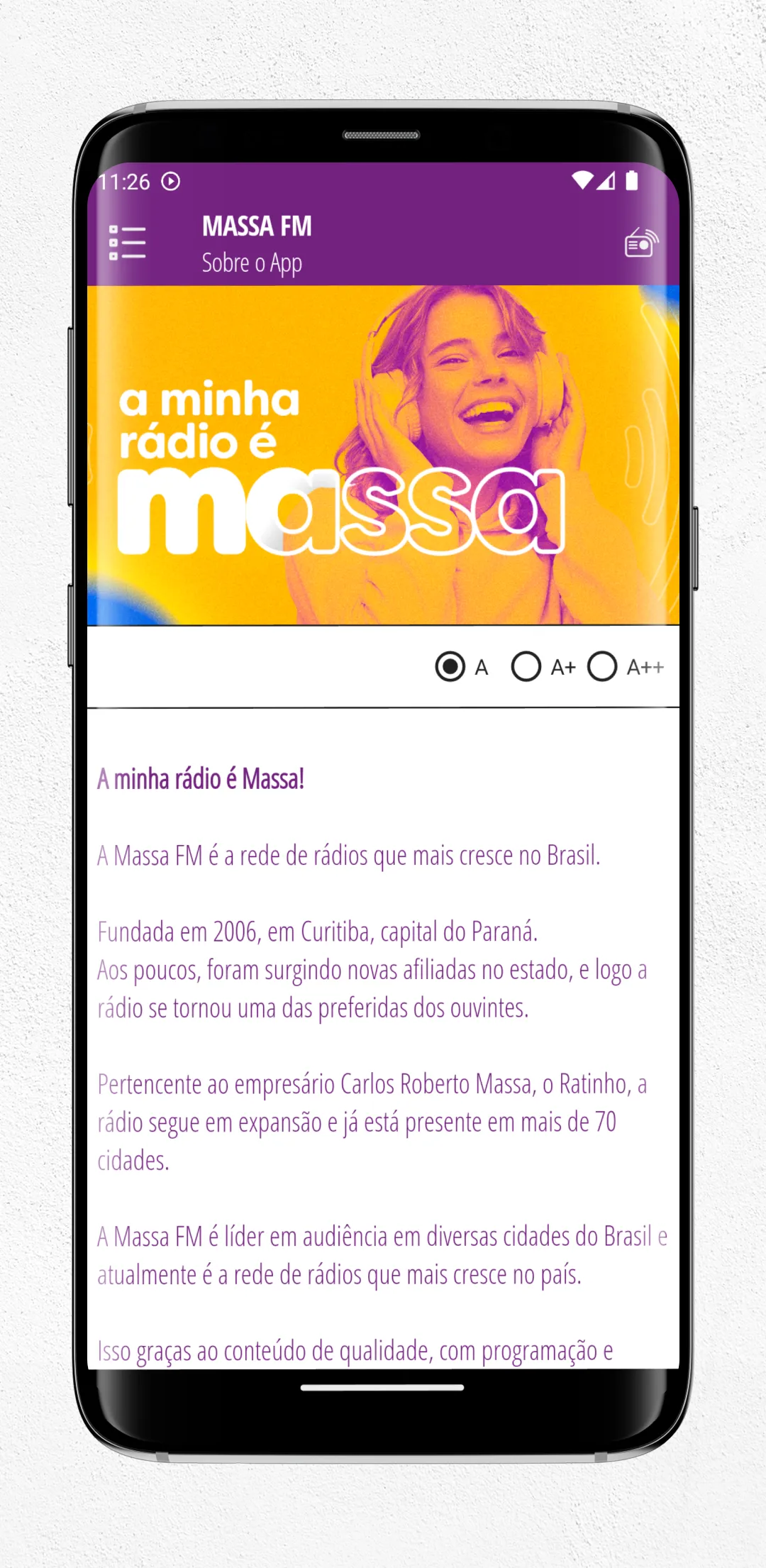 Massa FM | Indus Appstore | Screenshot