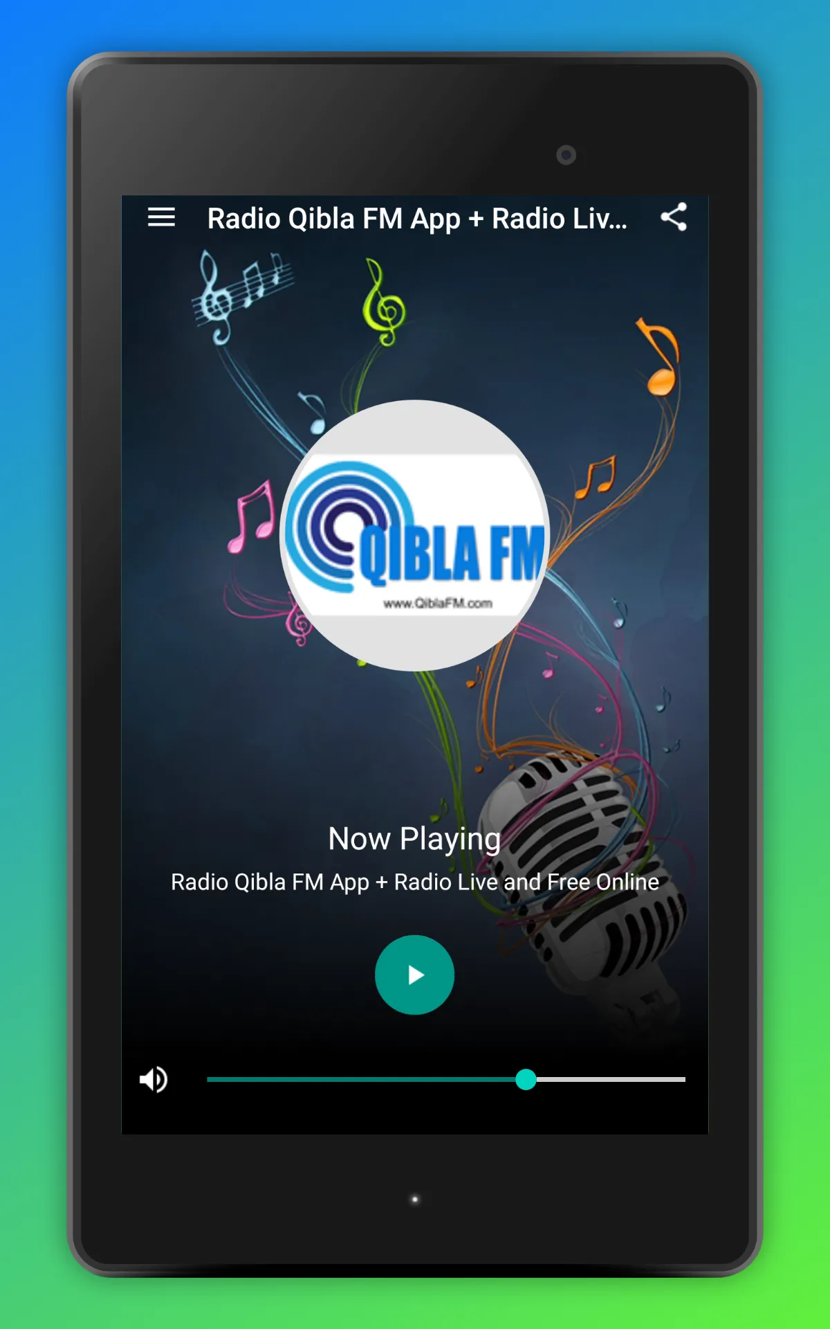 Qibla FM Radio App USA Online | Indus Appstore | Screenshot