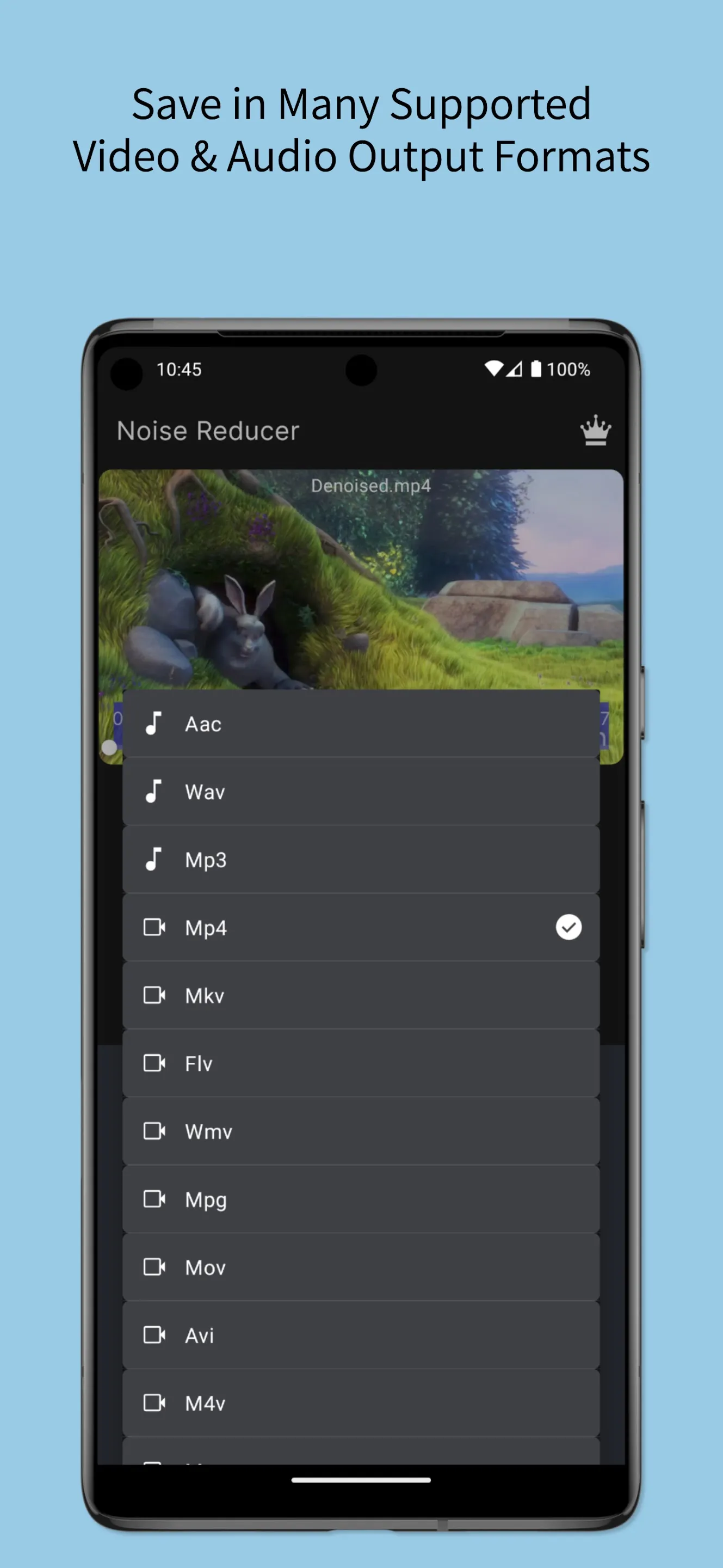 Audio Video Noise Reducer | Indus Appstore | Screenshot