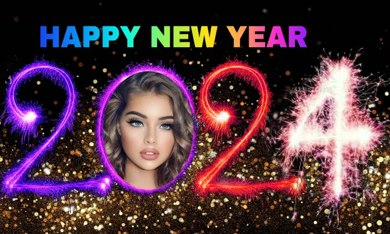 New year photo frame 2024 | Indus Appstore | Screenshot