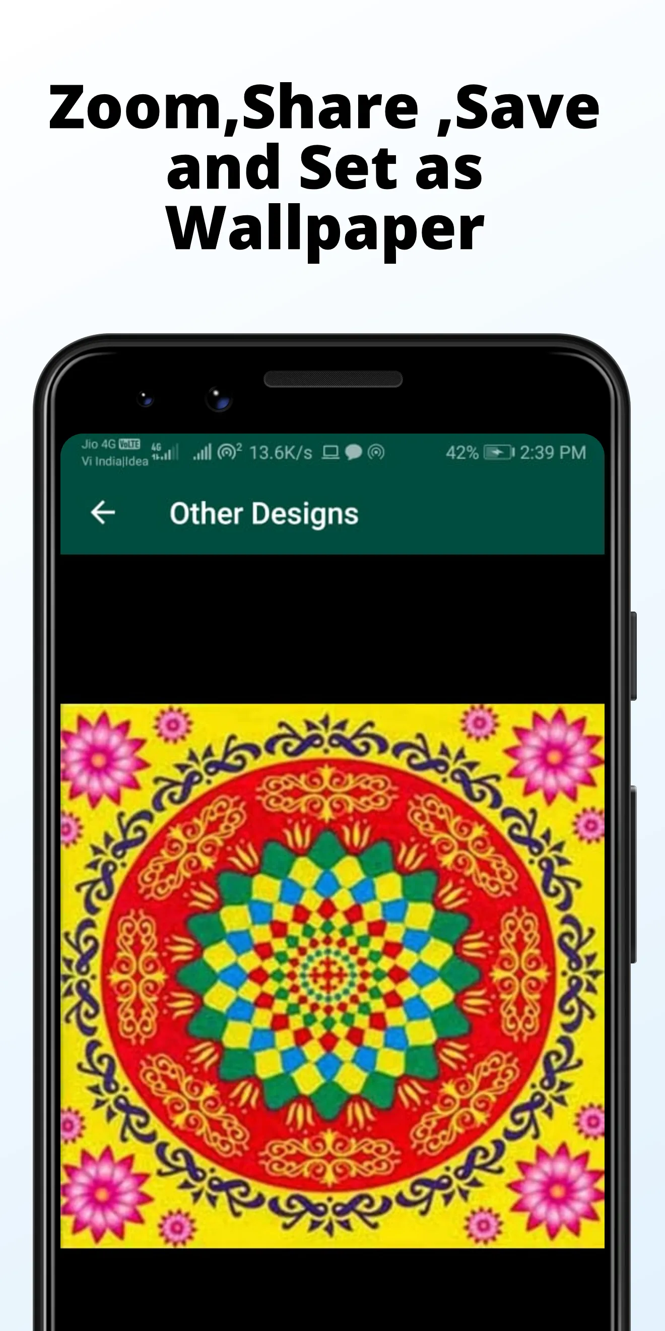 10000+ Latest Rangoli Designs | Indus Appstore | Screenshot