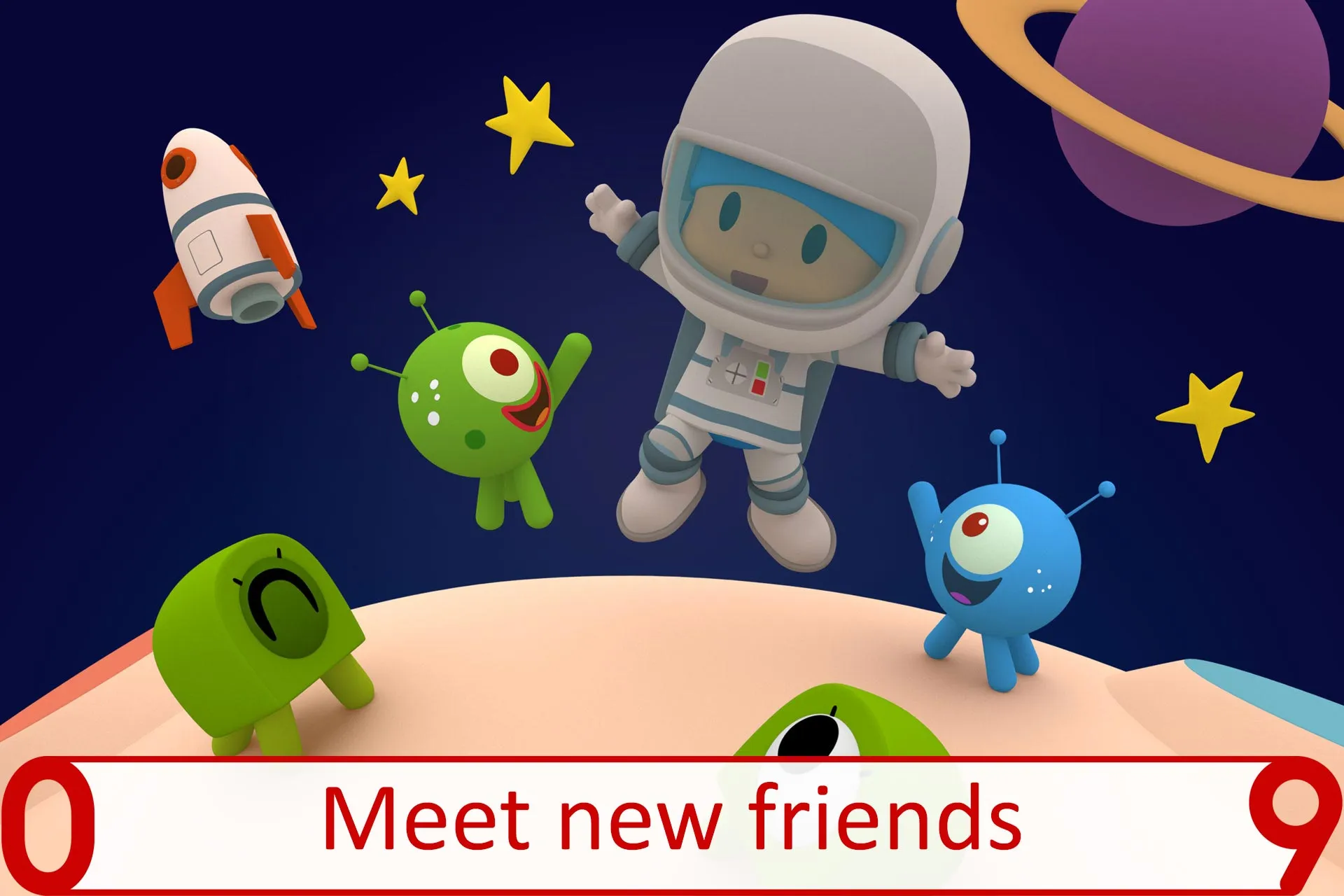 Pocoyo 1,2,3 Space Adventure | Indus Appstore | Screenshot