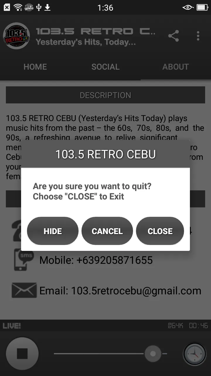 103.5 RETRO CEBU | Indus Appstore | Screenshot