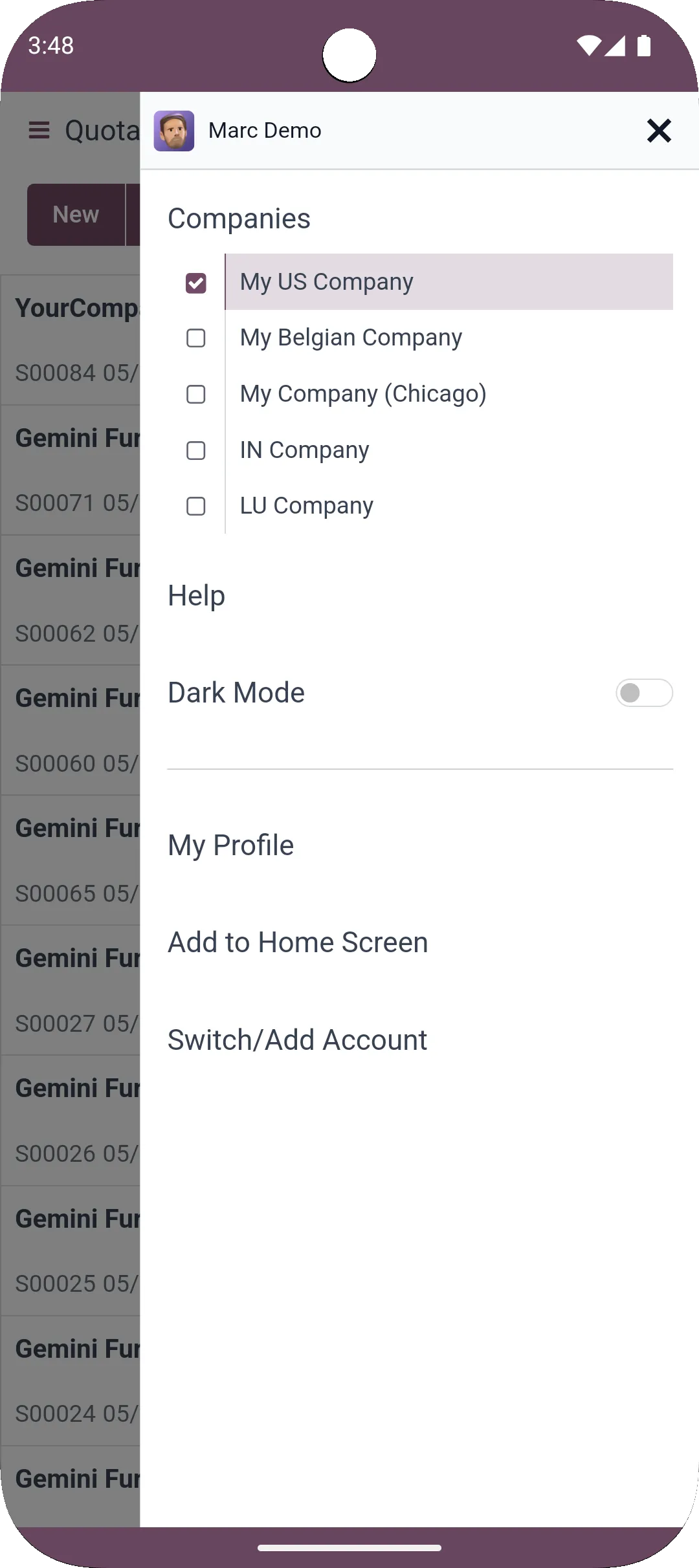 Odoo | Indus Appstore | Screenshot