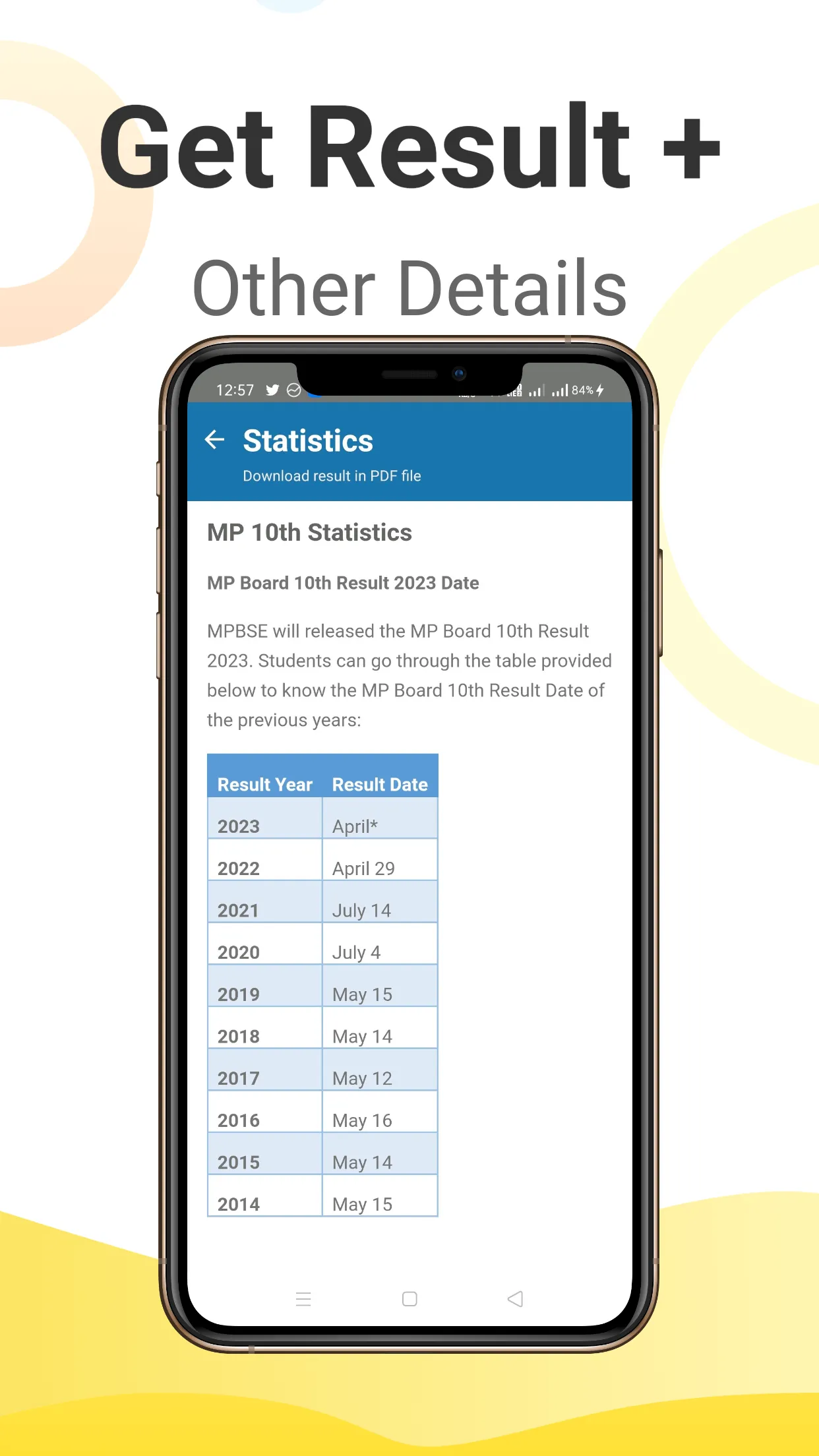 MP Board Result 2023 | Indus Appstore | Screenshot