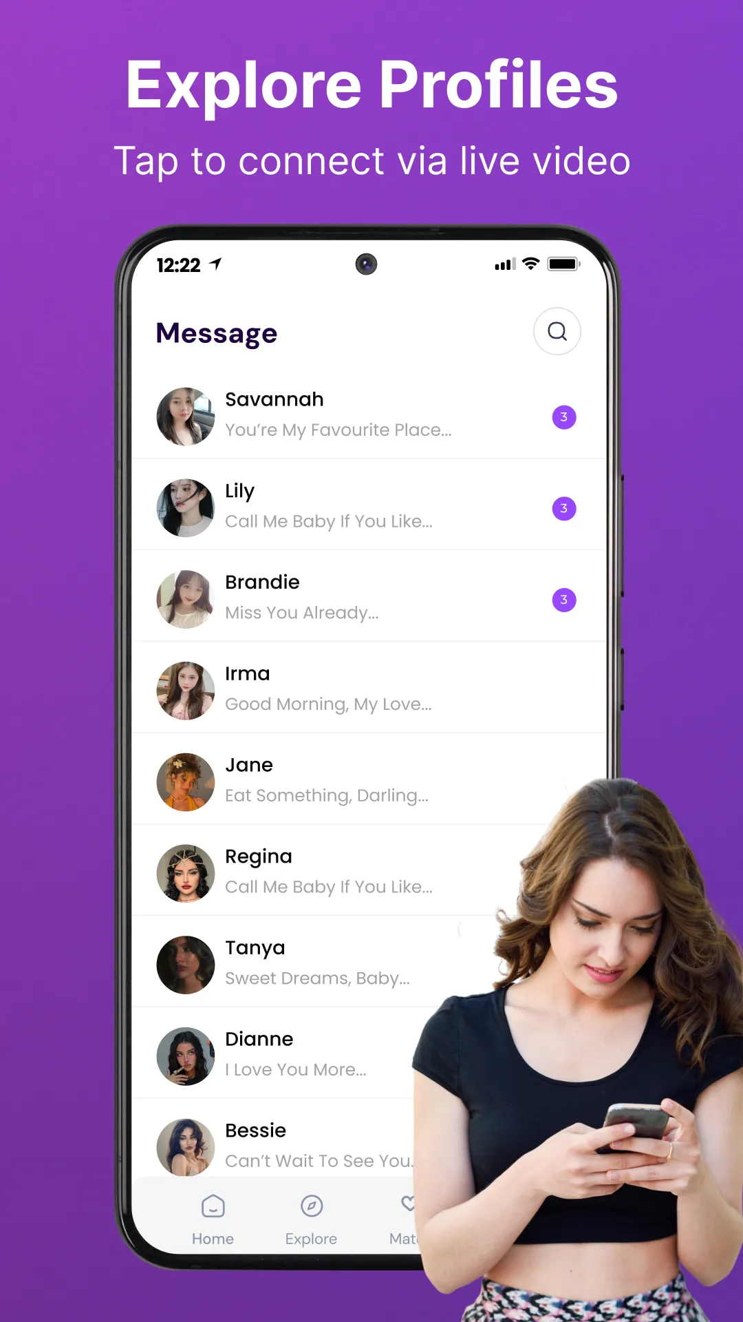 Tinger- Live Video Call & Chat | Indus Appstore | Screenshot