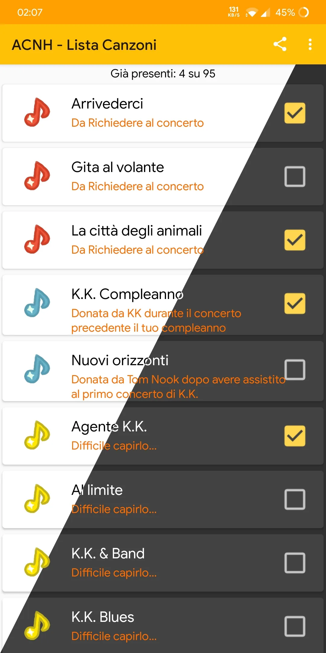 ACNH - Lista Canzoni | Indus Appstore | Screenshot