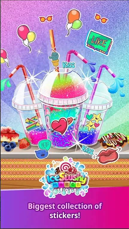 Ice Slushy Maker Rainbow Desse | Indus Appstore | Screenshot