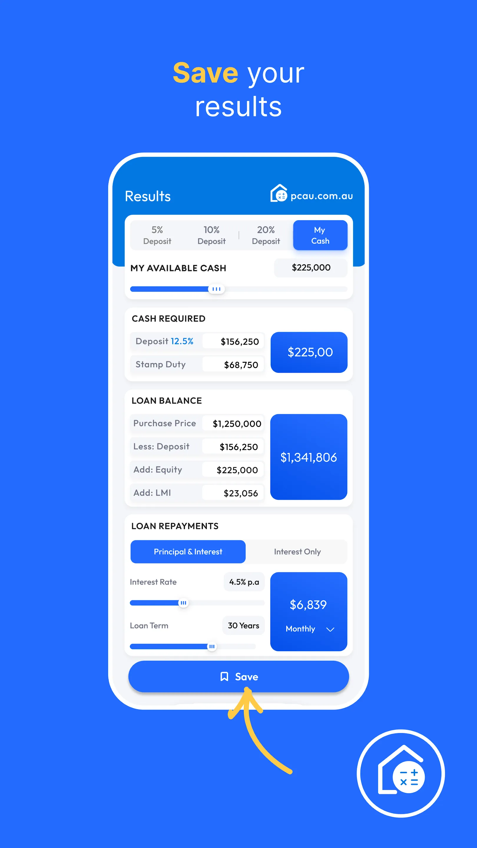 Property Calculator Australia | Indus Appstore | Screenshot