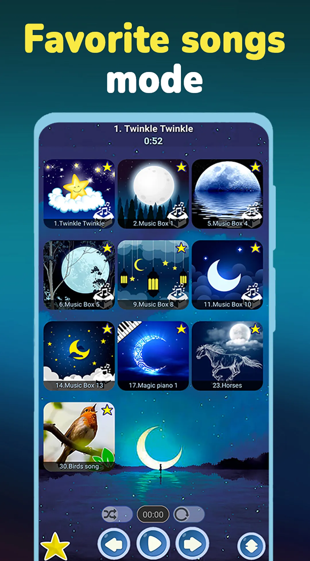 Lullaby songs for sleep music | Indus Appstore | Screenshot