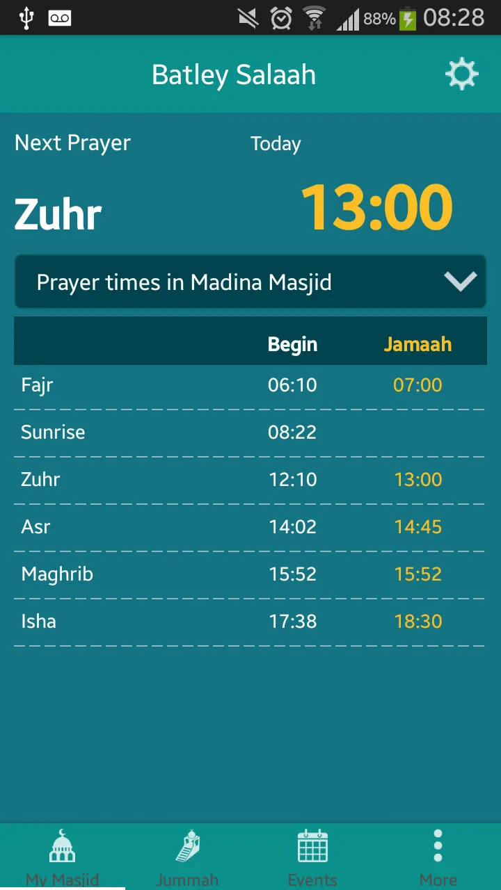 Batley Prayer Times | Indus Appstore | Screenshot