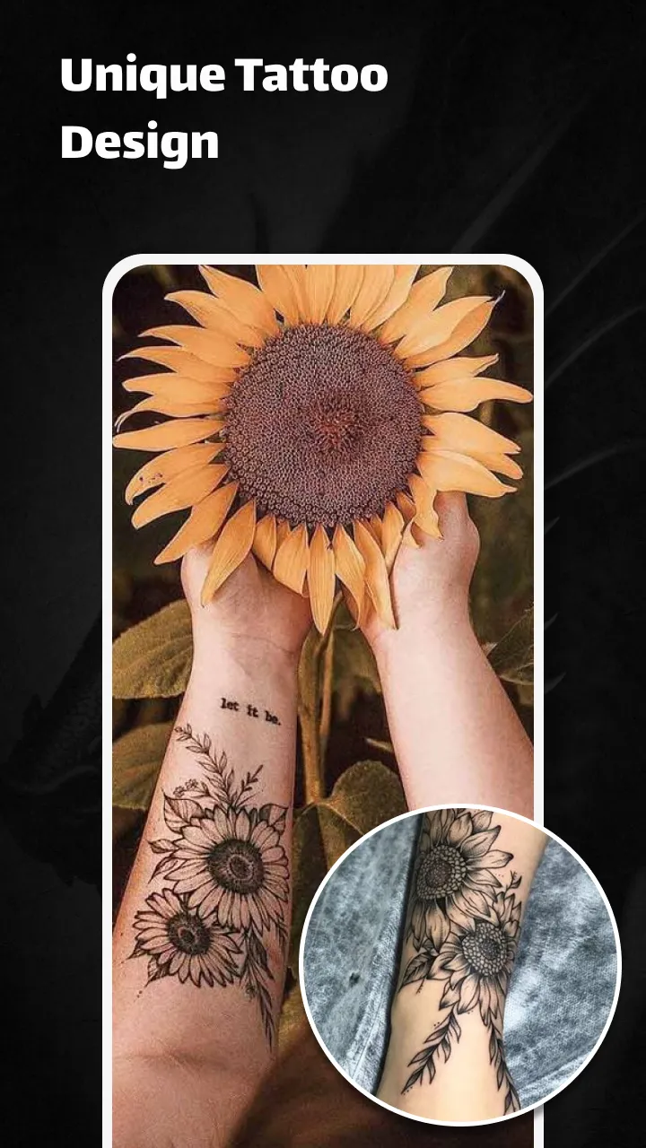 Flower Tattoo Design Wallpaper | Indus Appstore | Screenshot