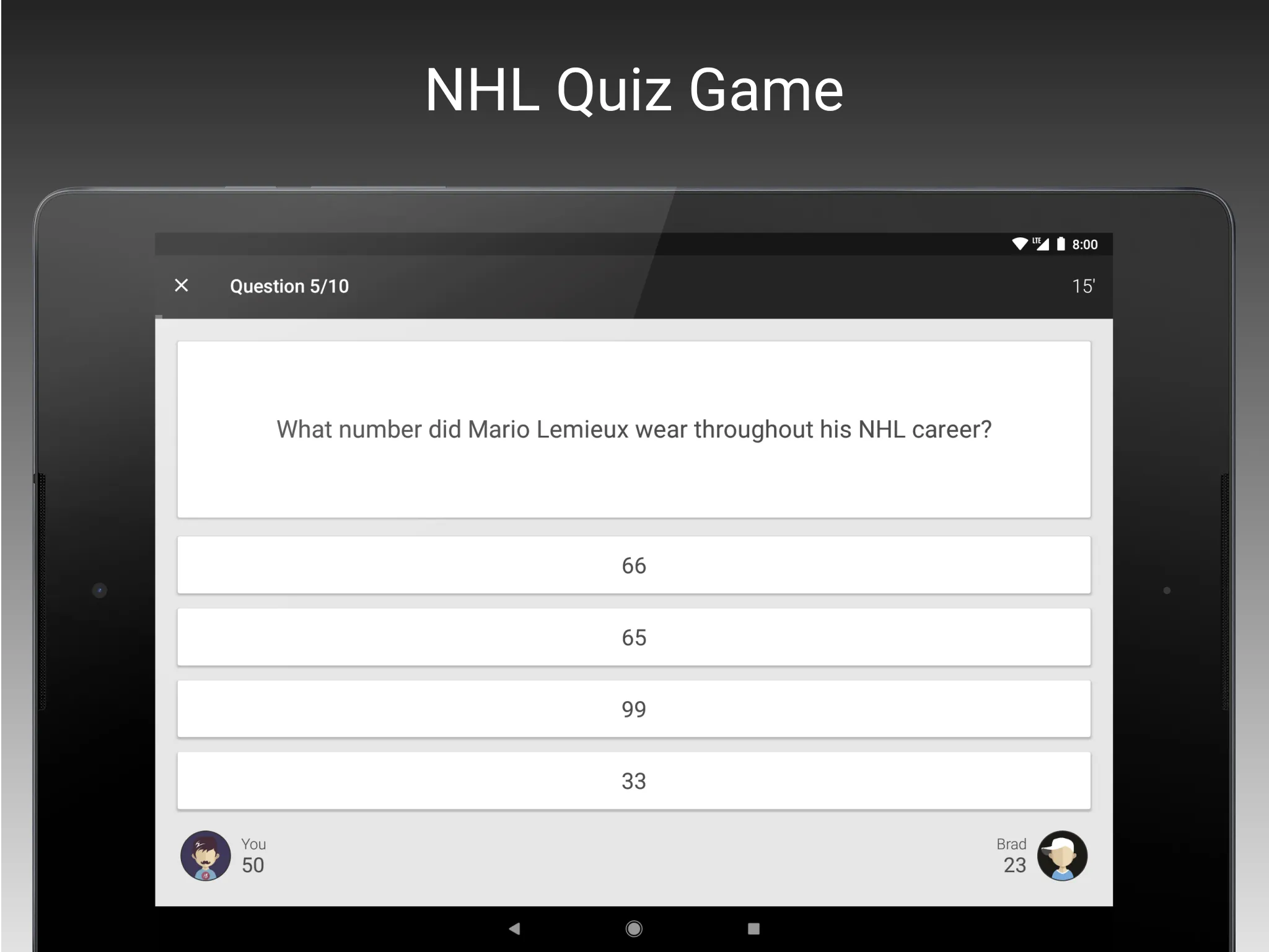 Fan Quiz for NHL | Indus Appstore | Screenshot