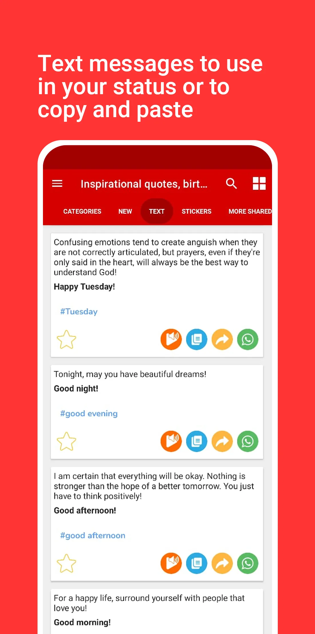 Daily quotes - Positive cards | Indus Appstore | Screenshot