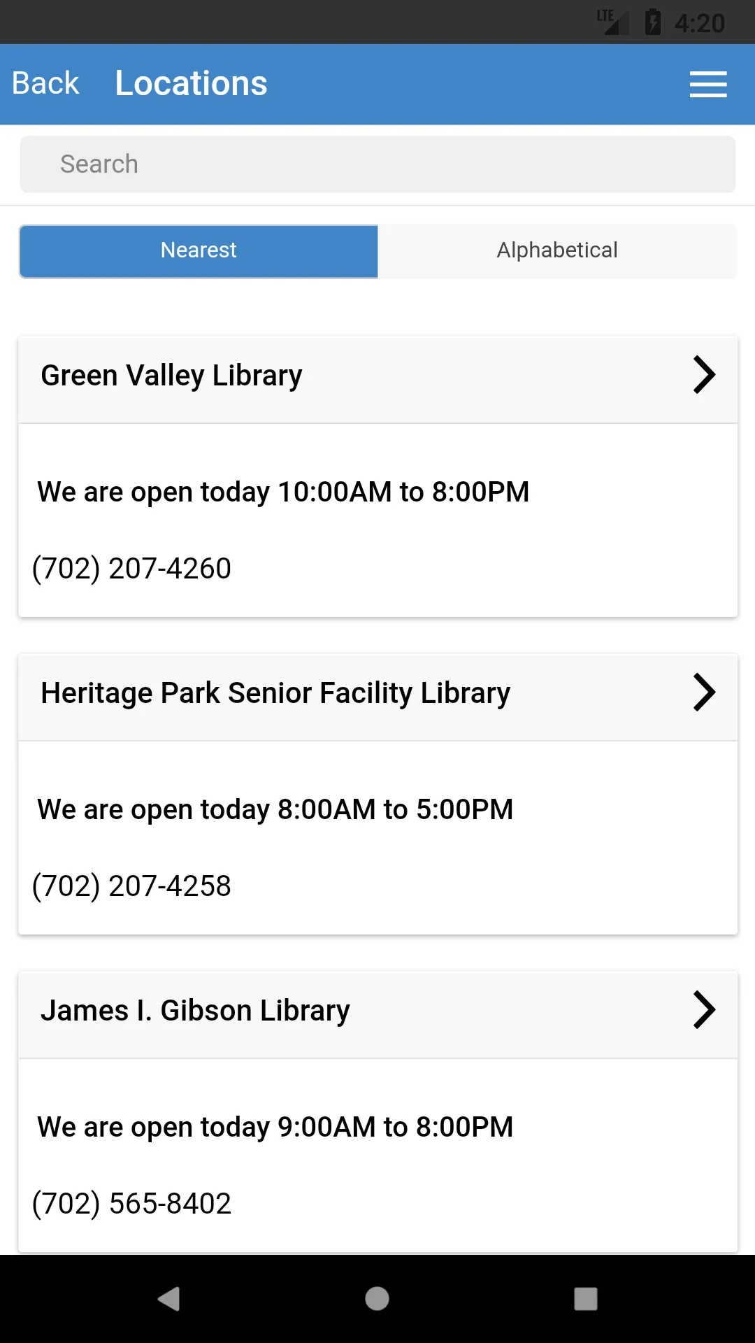 Henderson Libraries | Indus Appstore | Screenshot