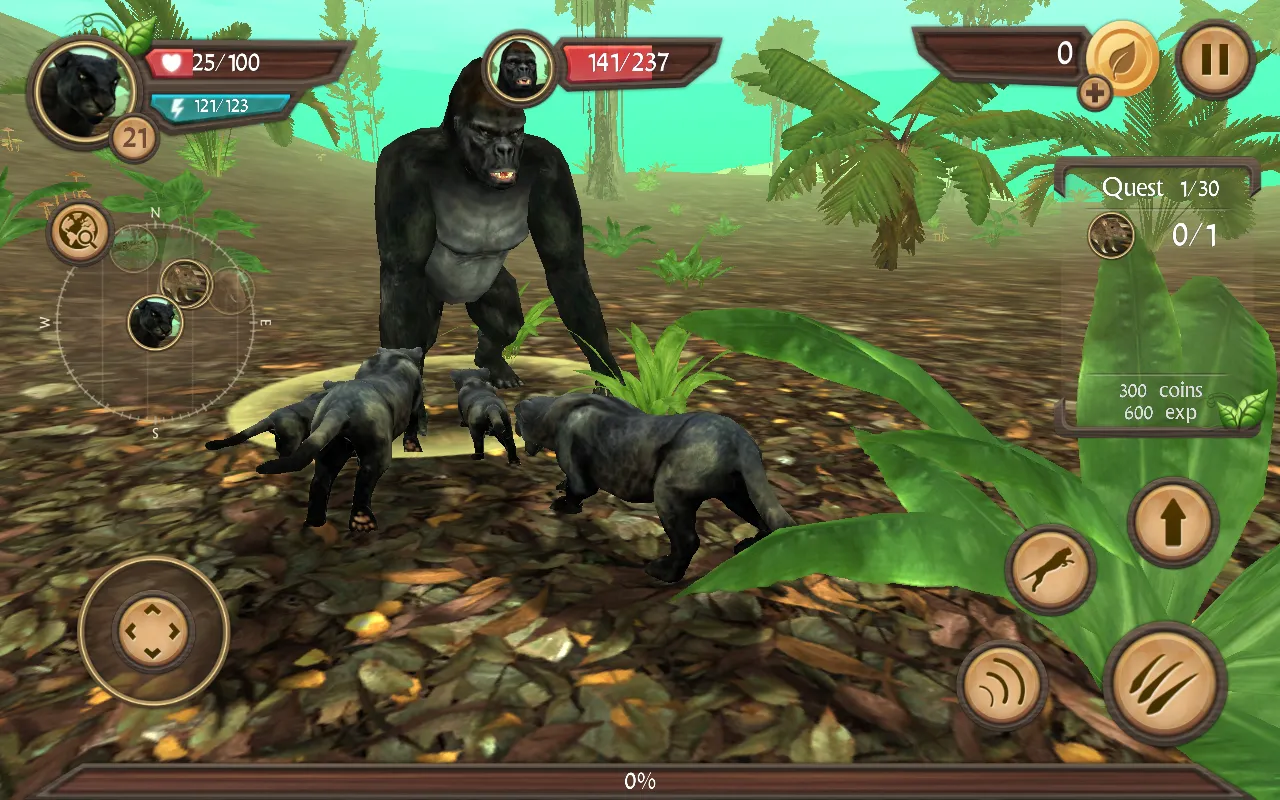 Wild Panther Sim 3D | Indus Appstore | Screenshot