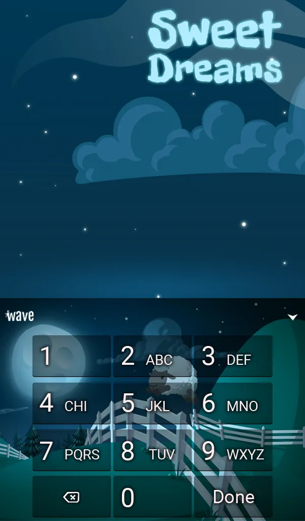 Sweet Dreams Animated Keyboard | Indus Appstore | Screenshot