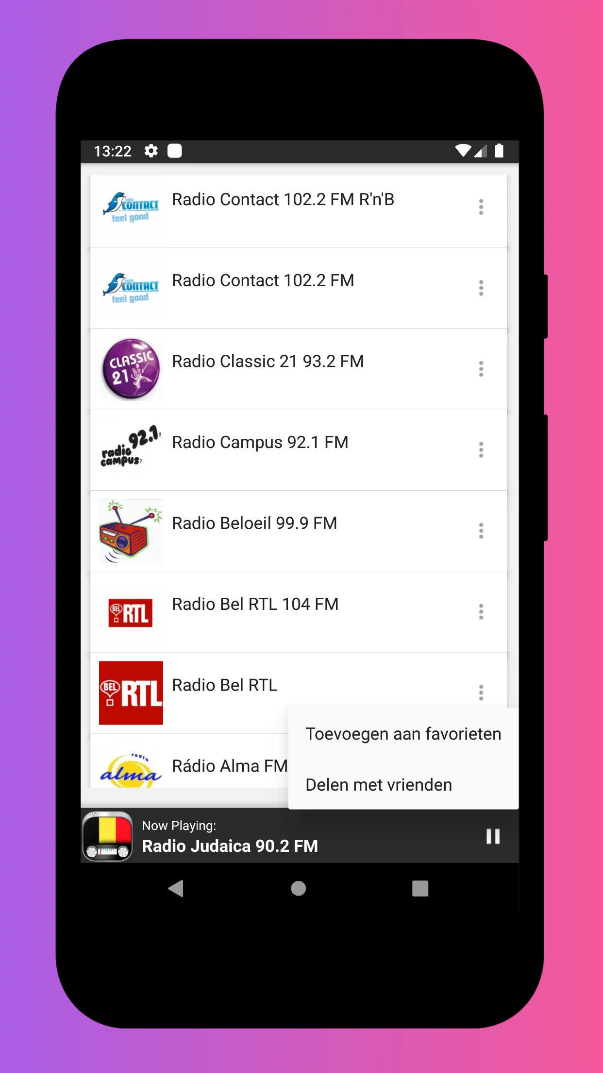 Radio Belgium - Radio FM & AM | Indus Appstore | Screenshot