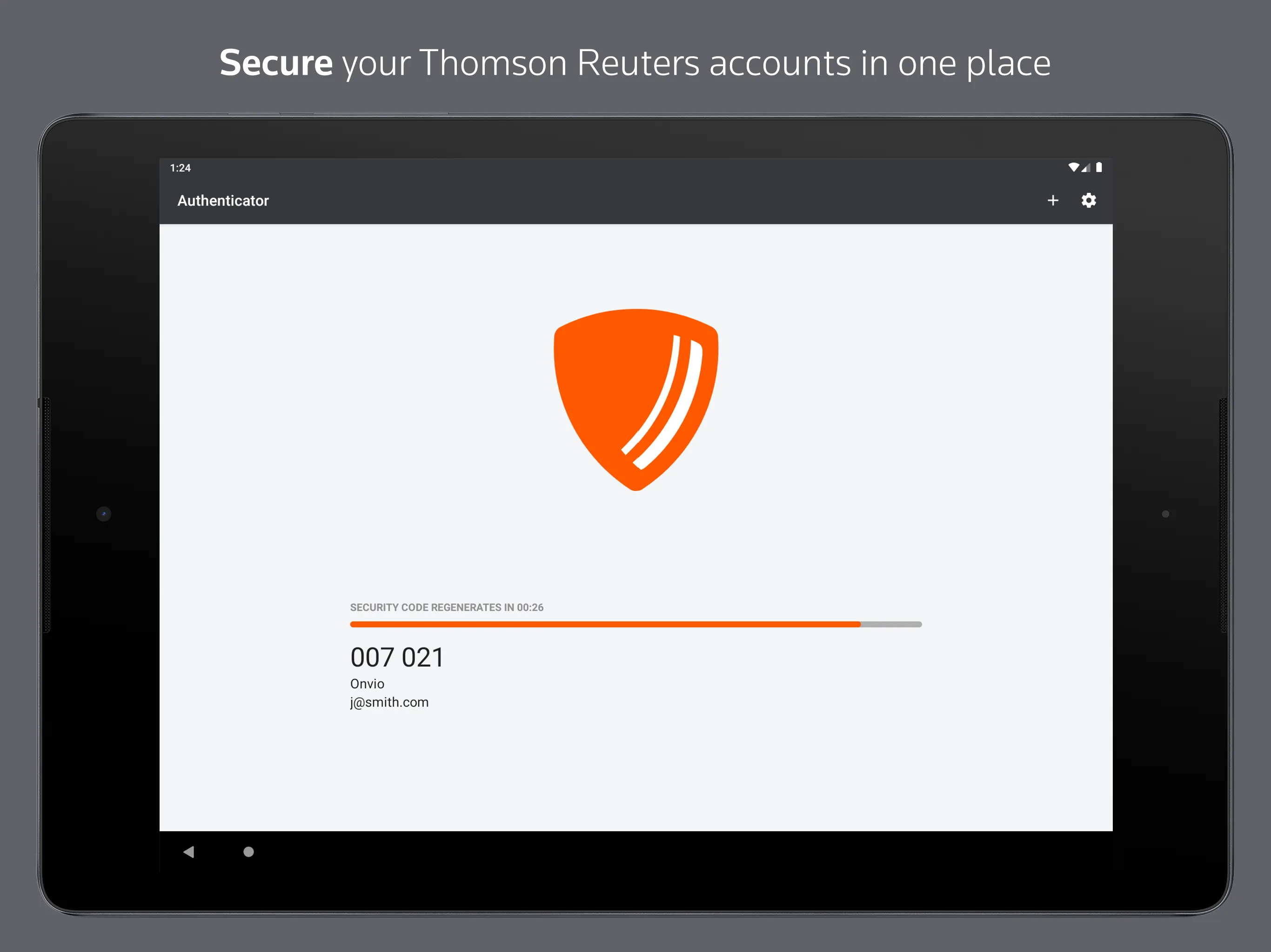 Thomson Reuters Authenticator | Indus Appstore | Screenshot