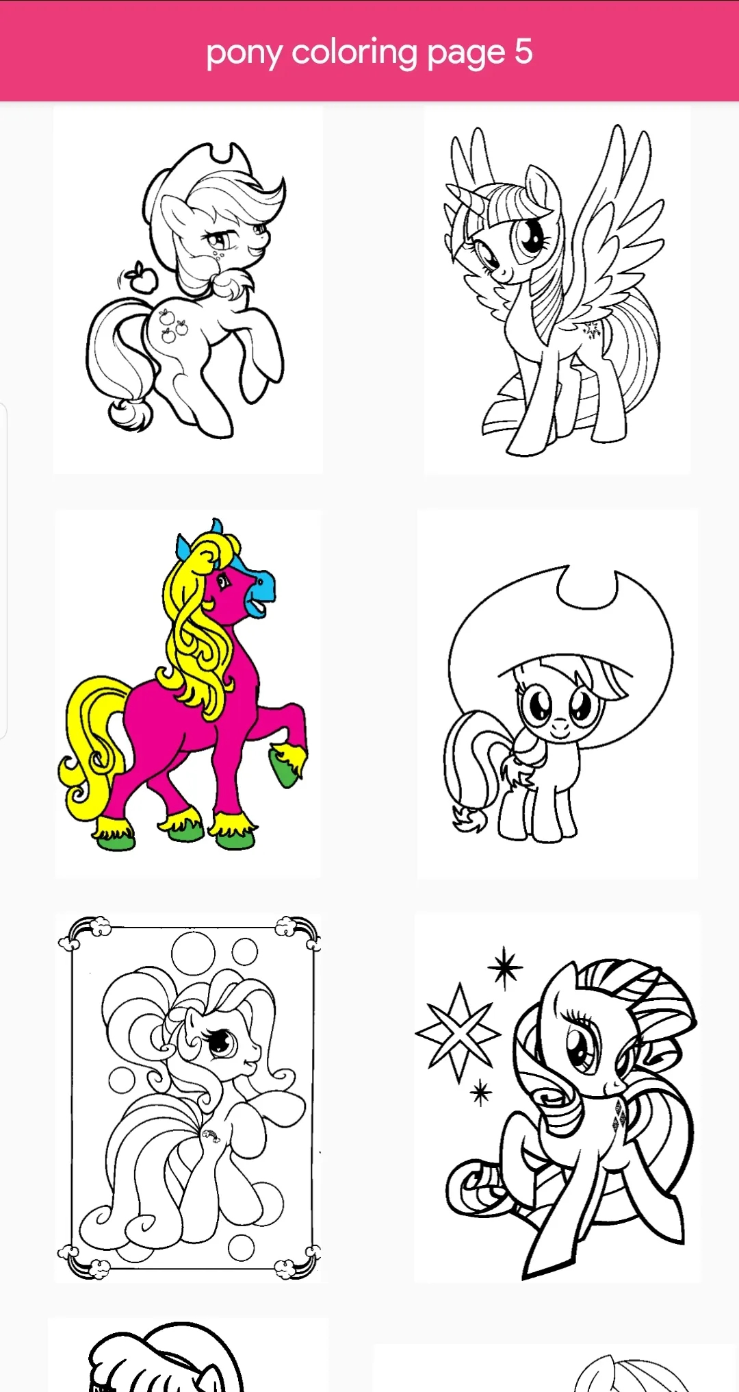 My Pony Coloring Book | Indus Appstore | Screenshot